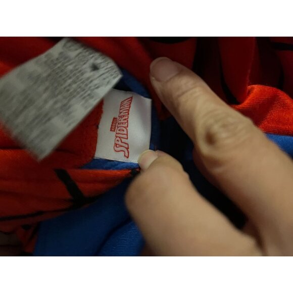 Marvel Spider-man Costume Hooded Onesie cosplat Adult Costume Sz XL - Picture 5 of 8